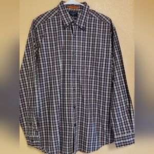 DOCKERS Button Up Long Sleeved Shirt